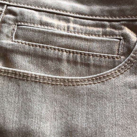 SUBTLE SPARKLE DENIM! COLDWATER CREEK ROSE GOLD METALLIC ANKLE JEANS - Picture 5 of 15